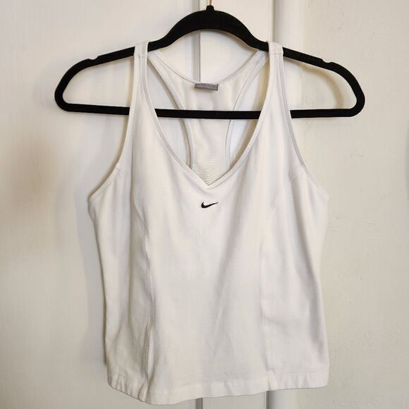 Nike Cropped Activewear Compression Racerback Mesh Detail Size XL - Picture 1 of 8